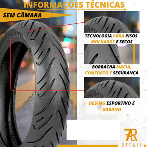 Pneu 110/70-17 + 140/70-17 Sport Technic Fazer Mt Cb