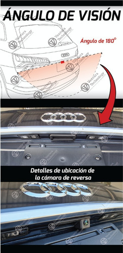 Cámara De Reversa Para Audi Q3 Pantalla 10.1 2021 - 2022