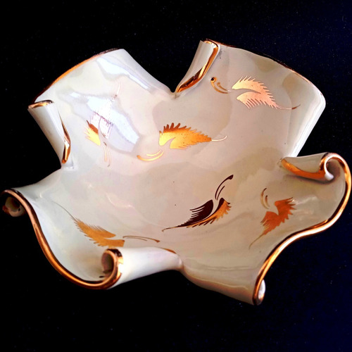 Adorno Bowl Porcelana Italiana Años 50 Diseño Italo Casini