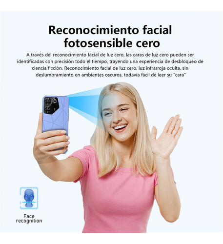 Android Celulares 4g C20 Pro 6.53 Pulgadas Barato Ram3gb Y Rom32gb Azul