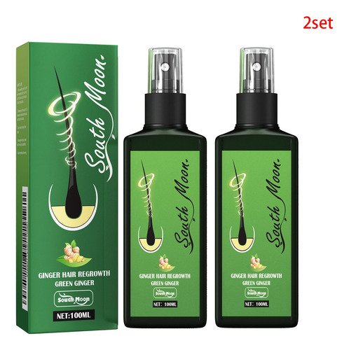 2pcs Aceite En Spray For El Crecimiento Del Cabello