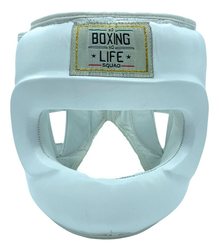 Careta Barra Blanca Grande Para Boxeo No Boxing No Life