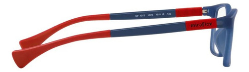 Lentes Oftálmicos Miraflex Mf 4013 Infantil Azul Rojo Azul/rojo