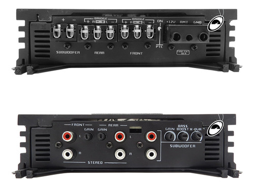 Módulo Amplificador Falcon Df 1200.5ex Digital 1200w Rms Cor Preto