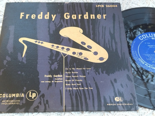 Freddy Gardner Saxofone Com Acomp Orquestra Lp 10 Polegadas