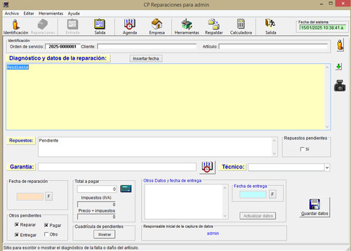 Programa Gestor Talleres Crepair Phone 1.5.1
