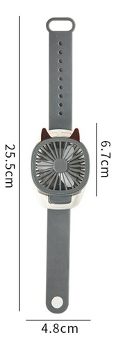 Ventilador Portátil Mini Ventilador De Reloj Portátil Con Có