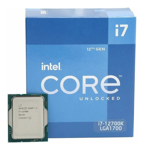 Procesador Intel Core I7 12700k 5.0 Ghz Socket 1700 12th Gen