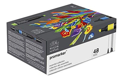 Winsor Y Newton Promarker, Set De 48, Coleccion Esencial