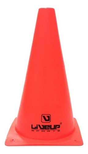 10 Cone De Pvc 28cm Demarcatório Agilidade Chapéu Liveup