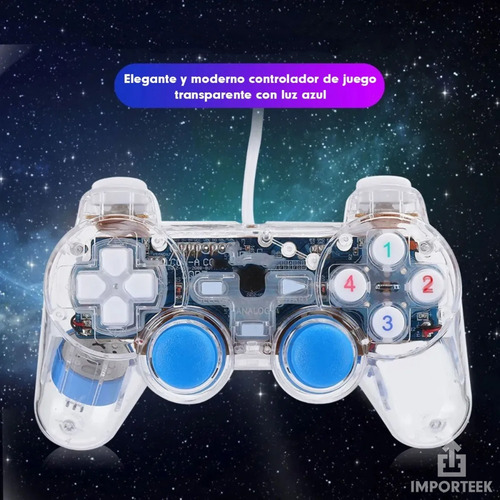 25pz Control Videojuegos Joypad Joystick Usb Gamepad Laptop Color Ab