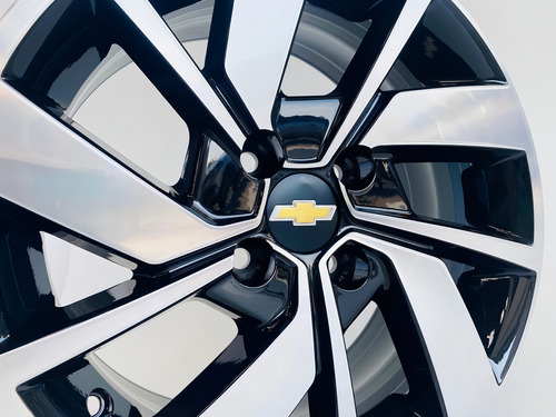 Rodas Chevrolet Onix Celta Aro 15 (jogo) + Bicos Cor Preto Diamantado