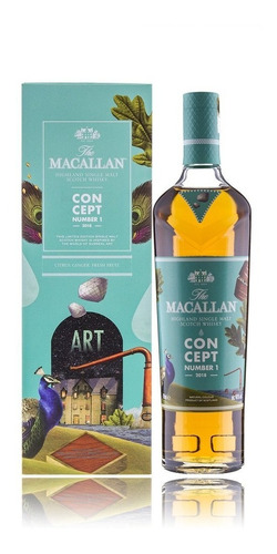 Imagen 3 de 6 de Whisky The Macallan Concept Nro 1 Single Malt 700ml Estuche
