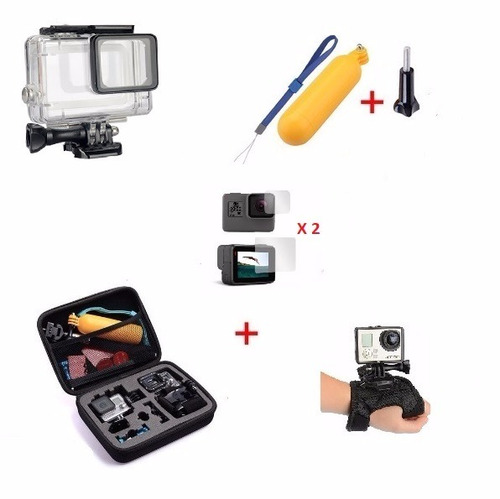 Kit Acessórios Goppro Hero 5 6 7 Black