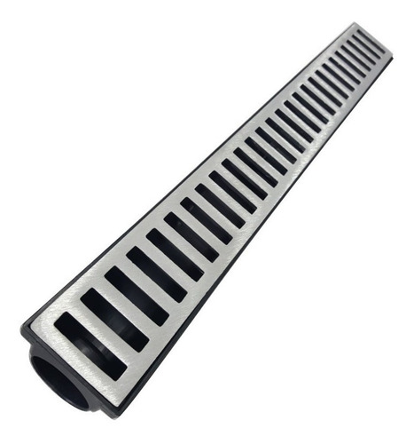 Ralo Linear Seca Piso 6x50 Cm Grelha Em Alumínio
