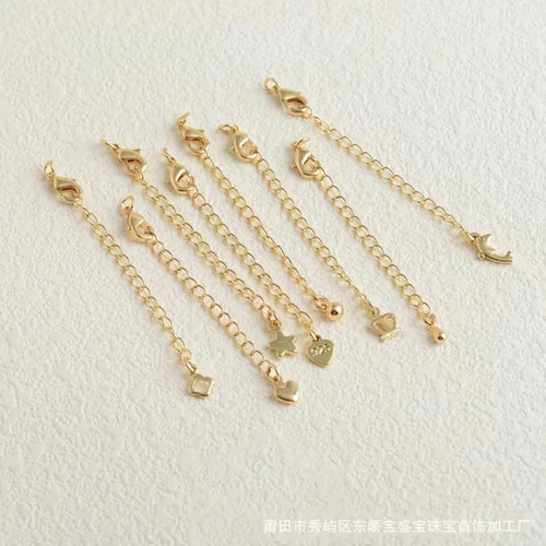 Kit De Joyería: Broche 14k Color Oro Y 925 Amor Impreso