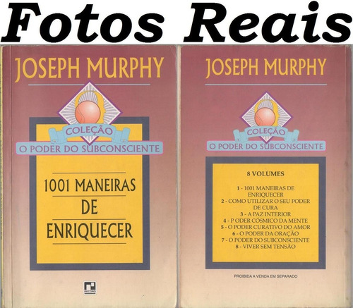 Livro 1001 Maneiras De Enriquecer - Joseph Murphy