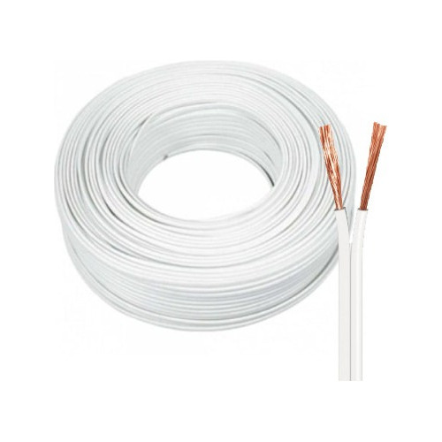 Cable Paralelo 2x20 Awg 10mts Blanco