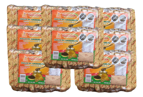 60 Barras Alegrías Amaranto Con Miel Dulce Mexicano E