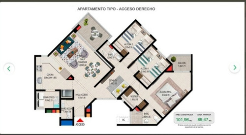 Imagen 12 de 12 de Apartamento En Venta En Cali Urbanización La Flora