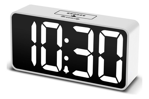 Dreamsky Reloj Despertador Digital Compacto Con Puerto Usb P