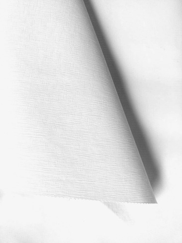 Mantel Ecocuero Redondo 1.80 Kipling Lino Chenille C/uniones Color Blanco