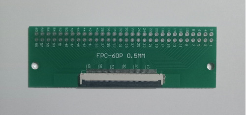 Adaptador Para Cable Ffc Flex De 60 Pines A 0.5mm De Pitch