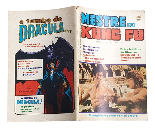 Gibi Hq Mestre Do Kung Fu Ed. Bloch Nº 20 - Anos 70 (Usado)