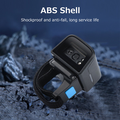 Q Escáner De Código De Barras Tipo Anillo Portátil Usb Con