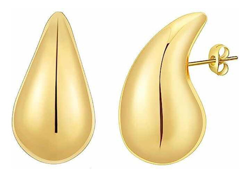 Aretes Dupe Bottega Gota Dorados