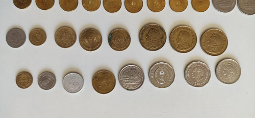 Lote Monedas Ee.uu, Argentina, Brasil, Chile, Fichas, Cospel