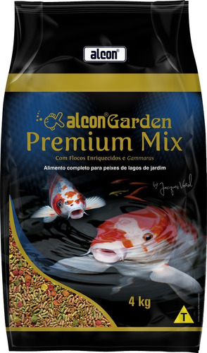 Alcon Garden Premium Mix 4kg - Ração Carpa Carpas Nishikigoi
