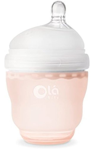 Biberón Suave Olababy (4oz, Coral)