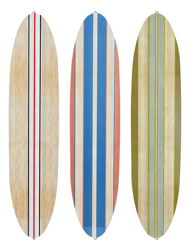 3 Tablas De Surf Para Decoracion De Pared, Tablas De Surf De