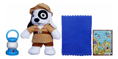 Boneco Pelúcia Cachorro Doki Aventureiro Playskool - Hasbro Cor Branco