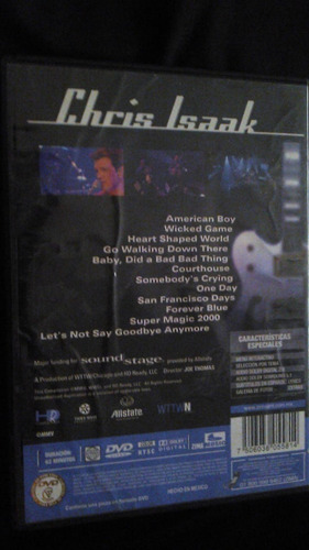 Chris Isaak Dvd (Usado)