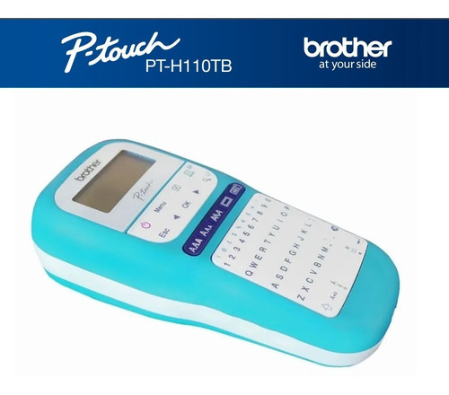 Imagen 6 de 6 de Rotuladora Etiquetadora Brother P-touch H110 Turquesa Celest