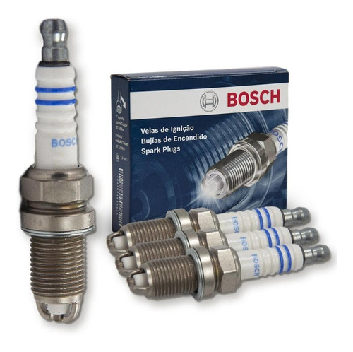 Kit Vela Ignição Renault Sandero 1.6 8v K7m 07-14 Flex Bosch