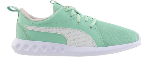 Tenis Puma Carson 2 Shineline Verde Menta Para Niño Original