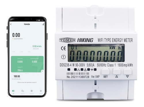 Wifi Smart Power Energy Meder Consumo Watt Kwt Meter