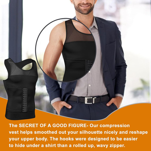 Camisetas Interiores Para Hombre Faja Reductora Compresión