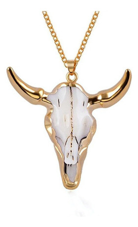 Cadena Clásica Para Clavícula Con Cabeza De Vaca De Attar Fa