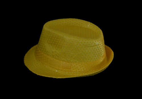 Sombrero Led Tanguero Gorro Luminoso Lentejuelas Funyi X 1