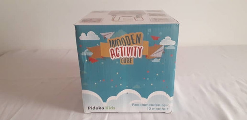 Imagen 2 de 4 de Juguete Wooden Activity Cube Cubo Didactico