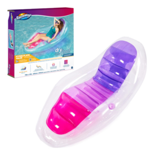 Swimways Flotador Seco Para Piscina, Silla Reclinable Inflab