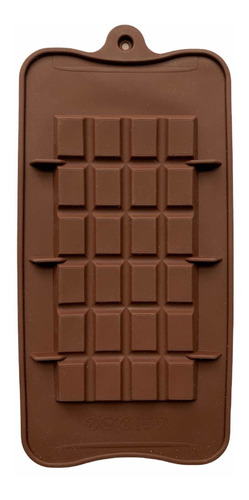 Molde De Silicona Tableta De Chocolate