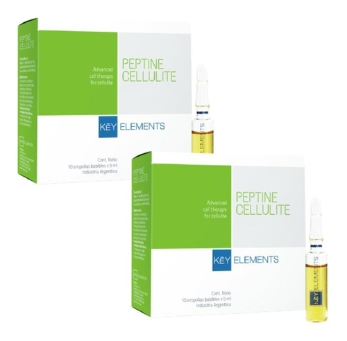 2 Cajas Peptine Cellulite Ampollas Peptonas Linfar Celulitis