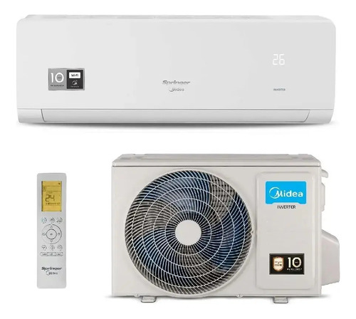 Ar condicionado Springer Midea Inverter  split  frio/quente 12000 BTU  branco 220V 42AGVQI12M5 | 38AGVQI12M5