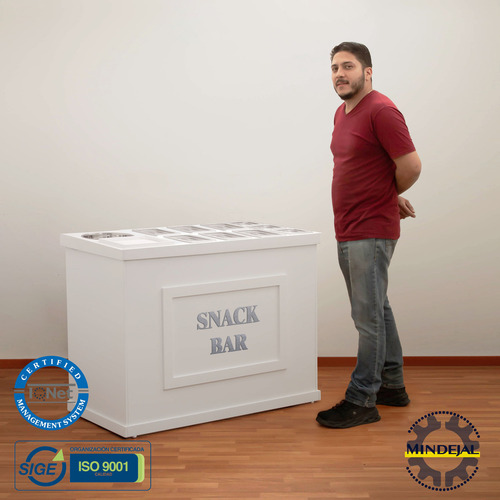 Estante Abatible Candy Bar-snack Con Insertos Tapas Mindejal