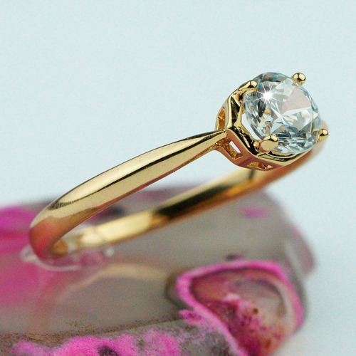 Imagen 5 de 10 de Anillos Compromiso Oro 18k Joyas Joyeria Sortijas Elegante